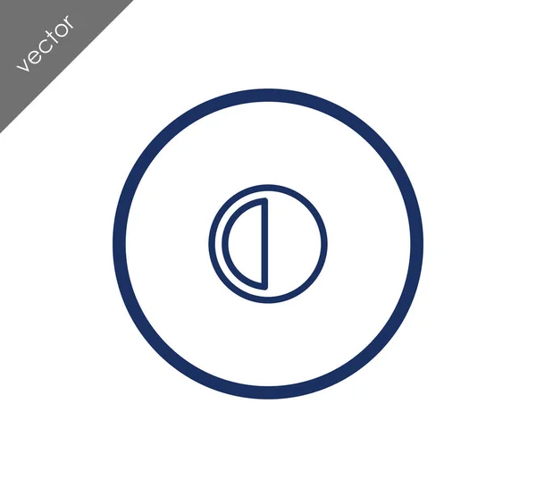 Brightness adjustment icon — Stock Vector