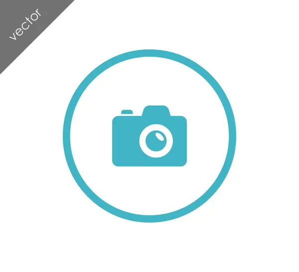 Icono de cámara fotográfica — Vector de stock