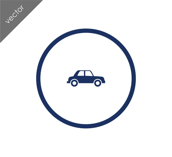 Icono del coche, ilustración — Vector de stock