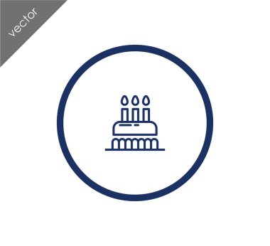 doğum günü pastası simgesi