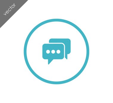 konuşma balonları simgesi 