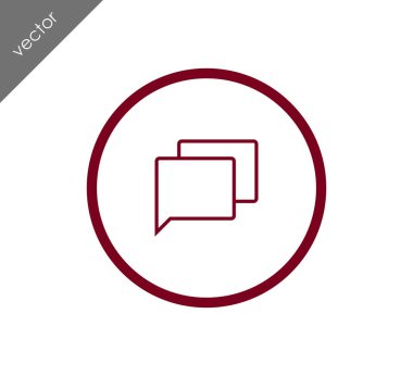 konuşma balonu simgesinin