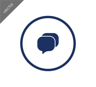 konuşma balonu simgesinin