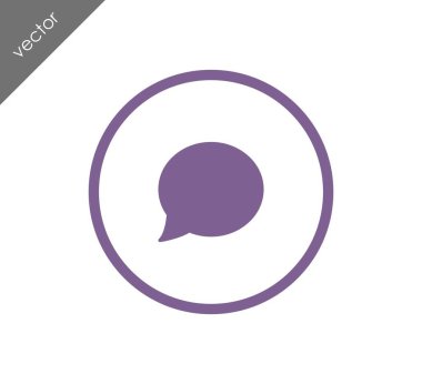 konuşma balonu simgesinin