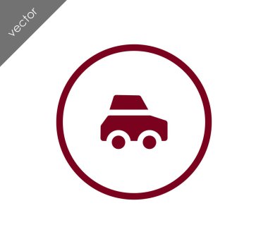 Araba simgesi, illüstrasyon