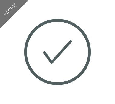 onay işareti simgesi 