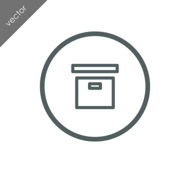 Arşiv kutusu simgesi