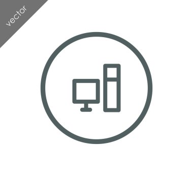 Masaüstü bilgisayar simgesi  