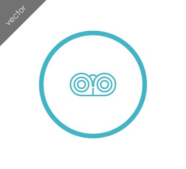 dürbün düz simgesi