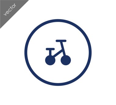Bisiklet basit simgesi