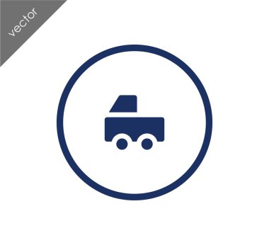 Araba simgesi, illüstrasyon