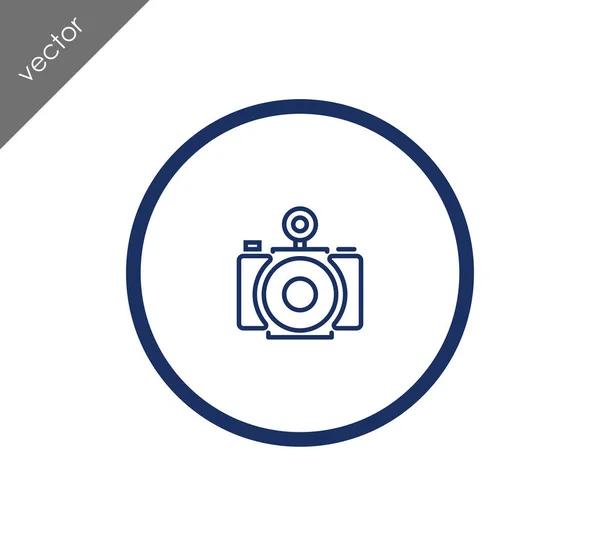 Camera icon illustration — Stock Vector