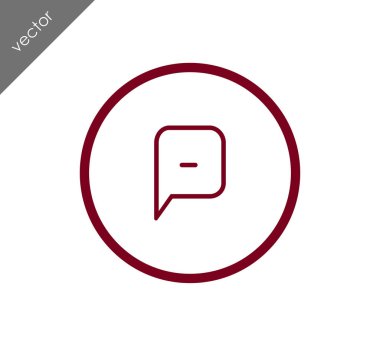 Sohbet simgesi tasarım