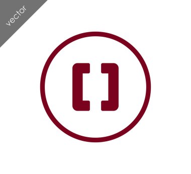 Köşeli ayraç simgesi kodlama