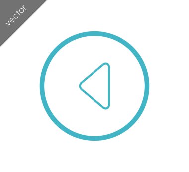 sol navigasyon ok simgesi