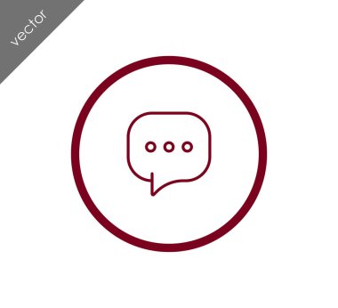 Sohbet simgesi tasarım