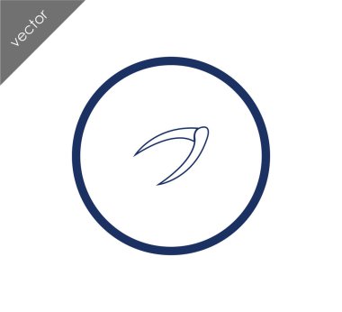 cımbız düz simgesi