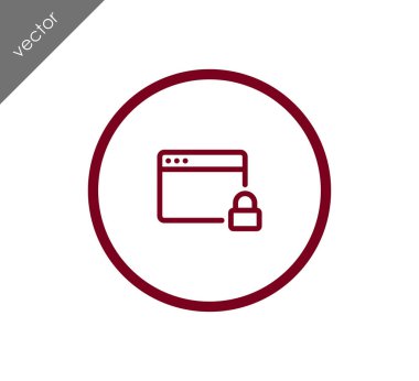 Web sayfası güvenlik simgesi