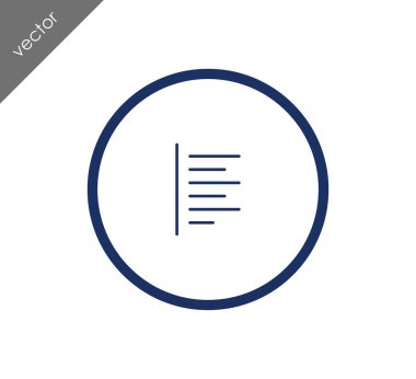 Yazı tipi simgesi Hizala