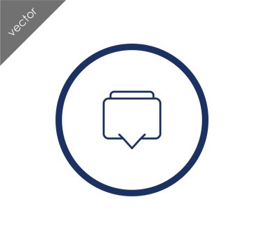 konuşma balonu simgesinin