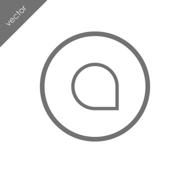 Konuşma balonu düz simgesinin 