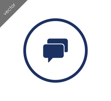 konuşma balonu simgesinin