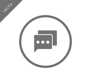 Sohbet simgesi tasarım