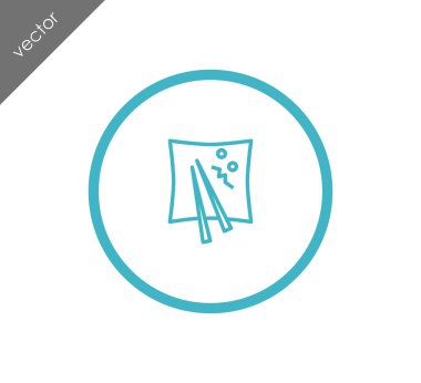 Yemek çubukları web simgesi