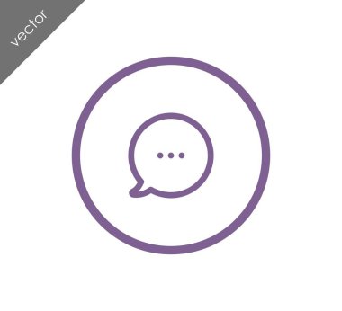 Sohbet simgesi tasarım