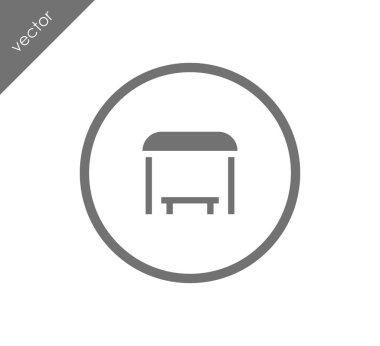 otobüs durağı simgesi