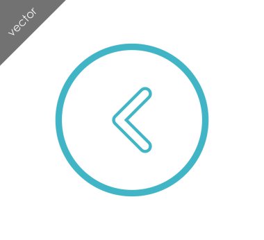 sol navigasyon ok simgesi