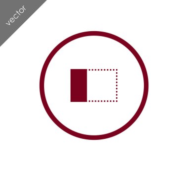 Yatay hizalama nesnelerin sol simgesi