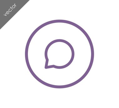 konuşma balonu simgesinin