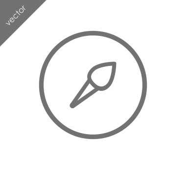 Boyama fırça simgesini