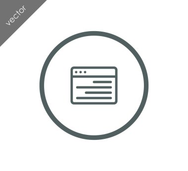 Basit tarayıcı simgesi