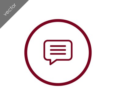 Metin balonu simgesinin