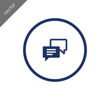 konuşma balonu simgesinin