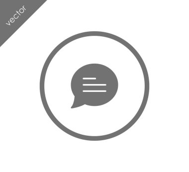 Metin balonu simgesinin