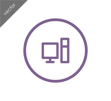 Masaüstü bilgisayar simgesi  