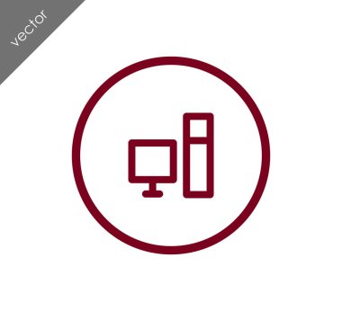 Masaüstü bilgisayar simgesi  