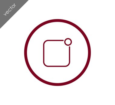 Etiketi düz simgesi