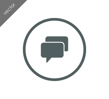 konuşma balonu simgesinin