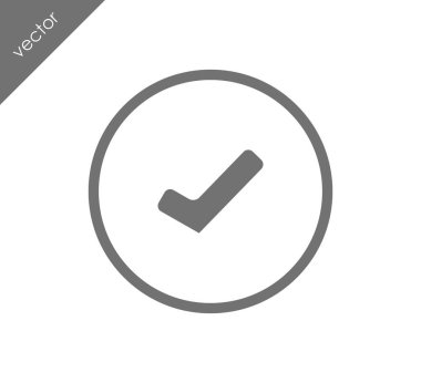 onay işareti simgesi.