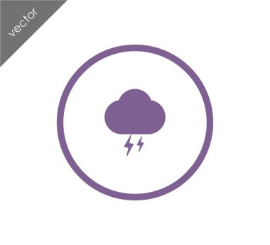 Fırtına bulutu simgesi