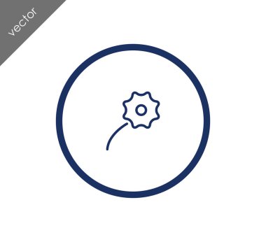 çiçek açan çiçek simgesi