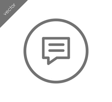 Metin balonu simgesinin