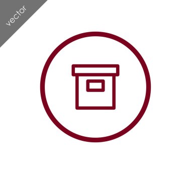 Arşiv kutusu simgesi