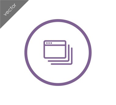 Basit tarayıcı simgesi