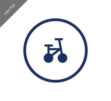 Bisiklet basit simgesi