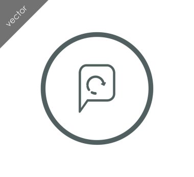 Sohbet simgesi tasarım